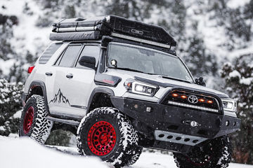 2012 Toyota 4Runner - Black Rhino PRIMM - Red Wheel Pros